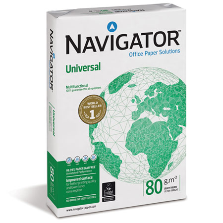 Carta per fotocopie Navigator A3, 80 gr - Confezioni da 5 risme
